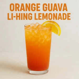 Orange Guava Li-hing Lemonade