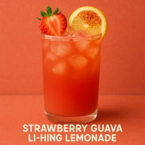 Strawberry Guava Li-Hing Lemonade